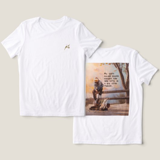 Refúgio (Modelo II) トライブレンドＴシャツ (デザイン正面&裏面)