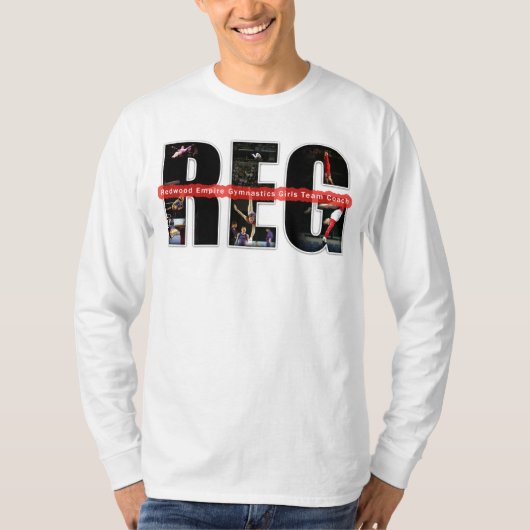 REGの女の子のチーム Tシャツ (正面)