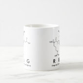 Regペプチド名mag コーヒーマグカップ (中央)