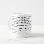 Reg. (11のoz。) ミュージシャンのためのテューバのマグ! コーヒーマグカップ (正面左)