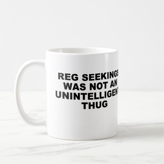 Reg Seekings Mug コーヒーマグカップ (左)