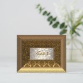 Regalテーブビクトリアンル番号カード ポストカード (スタンド正面)