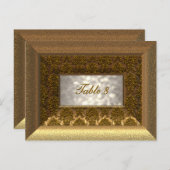 Regalテーブビクトリアンル番号カード ポストカード (正面/裏面)