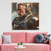 Regal 威厳のある King Streted Canvas Print キャンバスプリント (インサイチュ (リビング))