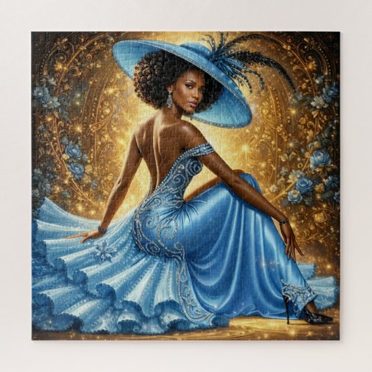 Regal Azure Dream ジグソーパズル (縦)