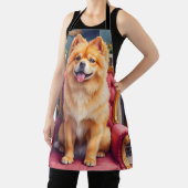 Regal Chow Chow by Grand Christmas Tree Holiday エプロン (インサイチュ)