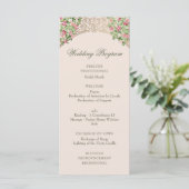Regal Doors Elegant Faux Foil Wedding プログラム (スタンド正面)