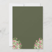 Regal Doors Elegant Faux Foil Wedding 招待状 (裏面)