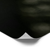 Regal Ebony Portrait Intense Gaze Gold Hoops ポスター (角)