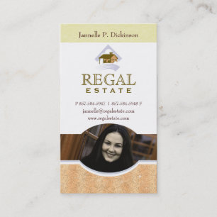 Regal Estate Photo Business Card 名刺