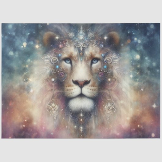 Regal Galaxy Lion Decoupage 薄葉紙 (正面)