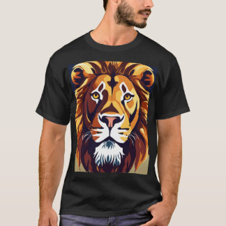 「Regal Geometric Lion T-Shirt Collection」 Tシャツ