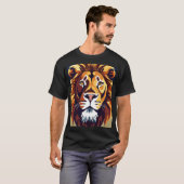 「Regal Geometric Lion T-Shirt Collection」 Tシャツ (正面フル)