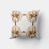 Regal Golden Phoenix Luxury Design Decorative  クッション (裏面)