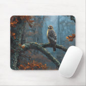 Regal Hawk Blue Forest Branch Mousepad マウスパッド (マウス)