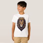 Regal Lion Crown Emblem Tシャツ (正面フル)