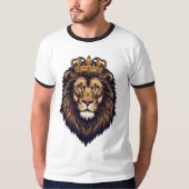 Regal Lion Crown Emblem Tシャツ (正面)