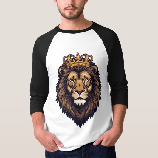 Regal Lion Crown Emblem Tシャツ (正面)