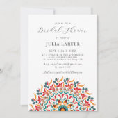 Regal Majestic Festival Mandala Bridal Shower 招待状 (正面)