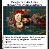 Regal Man, Flowers Headpiece / Crown CP6 Decopage 薄葉紙