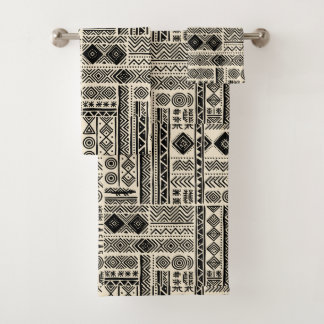 Regal Modern Mudcloth Design バスタオルセット