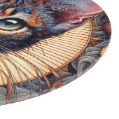 Regal Mythic ornate fantasy feline  カッティングボード (角)