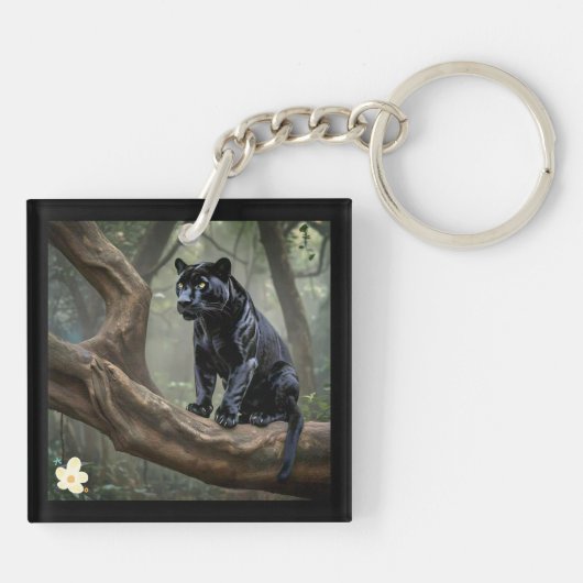 "Regal Panther Pose" キーホルダー (裏面)