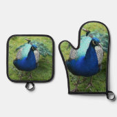 Regal Peacock Power 鍋つかみ&鍋敷きセット (正面)