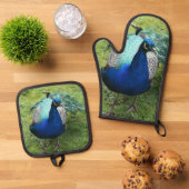 Regal Peacock Power 鍋つかみ&鍋敷きセット (トップダウン)