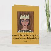 Regal Queen – グリーティングカード(3) カード (裏面)