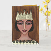 Regal Queen – グリーティングカード(3) カード (黄色い花)