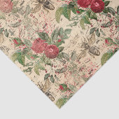 Regal Queen Bee & Red Roses on Music Sheet 薄葉紙 (詳細)