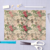 Regal Queen Bee & Red Roses on Music Sheet 薄葉紙 (クラフト)