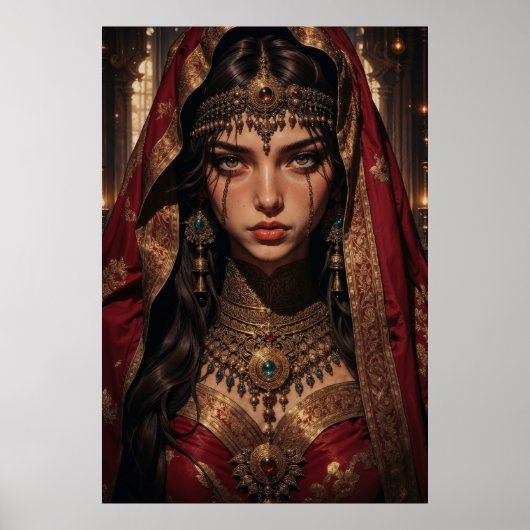 Regal Queen of Shadows Wall Art ポスター (正面)