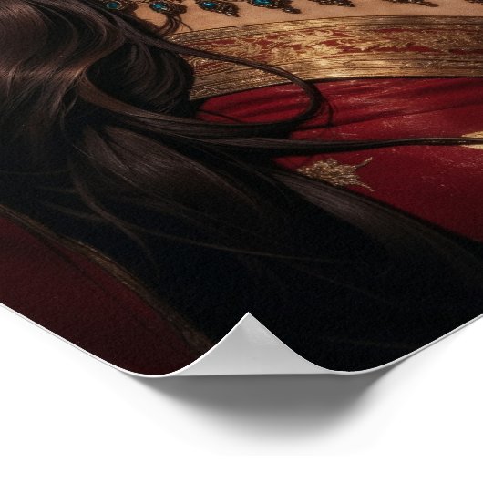 Regal Queen of Shadows Wall Art ポスター (角)