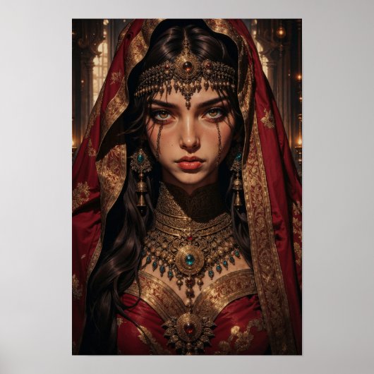 Regal Queen of Shadows Wall Art ポスター (正面)