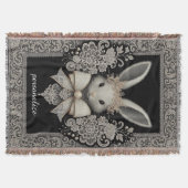 Regal Rabbit Heirloom Throw Blanket スローブランケット (正面)