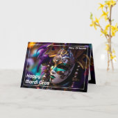 💚💜💛Regal Radiance：マルディグラス陛下 カード (黄色い花)