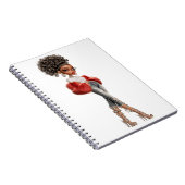 Regal Red Spiral Photo Notebook ノートブック (右側)