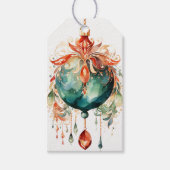 Regal RubyとVerdant Green: A Fusion Red & Green ギフトタグ (正面)