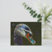 Regal Swanデジタルアート自然写真はがき ポストカード (スタンド正面)