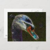 Regal Swanデジタルアート自然写真はがき ポストカード (正面/裏面)