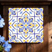 Regal Symphony Blue and Gold Luxury Mediterranean タイル