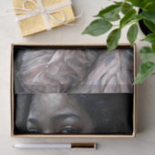 Regal Woman In Ruffled Gown Decoupage 薄葉紙 (ギフト)