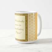 regalo cumpleaños padre personalizable コーヒーマグカップ (正面右)