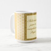 regalo cumpleaños padre personalizable コーヒーマグカップ (正面左)