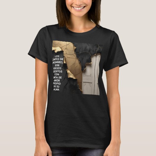 Regalo(Nombre)Límites = Amor Propio en Mayúscula  Tシャツ (正面)