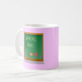 Regalo para profesor personalizable. コーヒーマグカップ (正面左)
