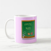 Regalo para profesor personalizable. コーヒーマグカップ (左)