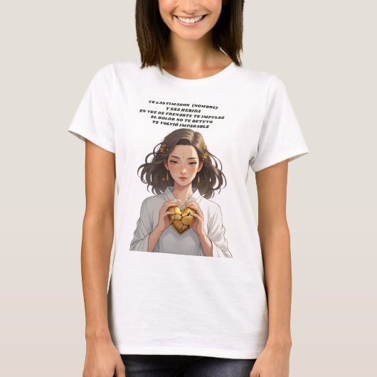 REGALO PERSONALIZADO – MEME DE LA TRANSFORMACIÓN R Tシャツ (正面)